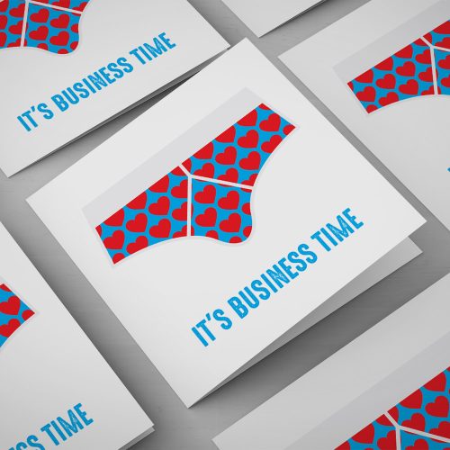 It's Business Time-Card | Homebird Design